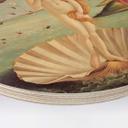 Billede af træ Botticelli - Venus' fødsel - Rundt