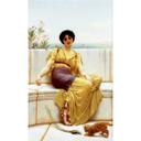 Papier peint photo Godward - Oisiveté