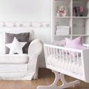 A.S. Création Lovely Kids Frise autocollante enfant - Rosé, Gris