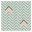 Azulejos Adhesivos Boho - espiga rosa salvia verde - lote de 12