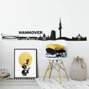 Sticker mural Skyline de Hannovre