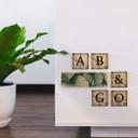 Houten Bordje - Urban Jungle Calathea Orbifolia