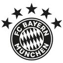 Muursticker Bayern München - Logo eenkleurig