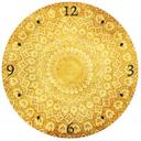 Adesivo murale + Orologio orientale
