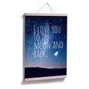 Poster - I love you to the Moon and back