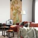 Papier peint photo Mucha – Saisons : Le printemps- 96x260 cm