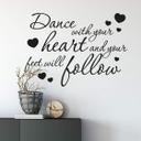 Wallsticker -  Dance with your heart...