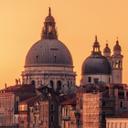 Fototapet Solnedgang i Venedig - Zhang