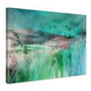 Canvasbillede Abstrakt - Grønt fantasilandskab - Schmucker