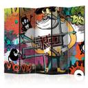 Rumdeler - Graffiti - City cinema , 5-delt - 225x172 cm