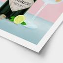 Plakat Gin og tonic-cocktail - Lizde