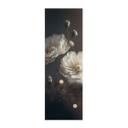 Tekstil plakat Hvide blomster med guldstøv - Treechild - Panorama