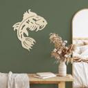 Decoración en madera de álamo - Koi japonés 