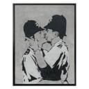 Plakat - Banksy - Kissing Policemen