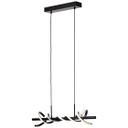 Pendelleuchte Alexander, schwarz, 150 x 75,5 cm, Pendellampe