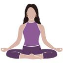 Muursticker Yoga Pose III