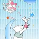 Tapet - Winnie the Pooh Grisling og stjerner - 100 x 280 cm