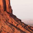 Fotobehang rotsformatie in Monument Valley - Hugonnard