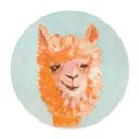 Póster Naranjas Alpaca - Zwara - Redondo