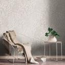 A.S. Création non-woven tapet BOS - blomstret tapet creme, guld, beige