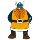 Muursticker Wickie de Viking - Halvar 3