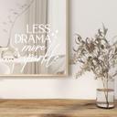 Spiegel Sticker Less Drama more sparkle