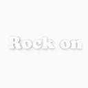 Letras decorativas 3D Rock on