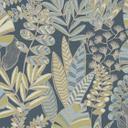 Jungle papier peint bleu or vert plantes papier peint intissé feuilles floral