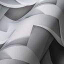 A.S. Creation grafisk tapet i grå Moderne non-woven tapet i mat med 3D optik