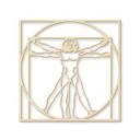 Décoration en bois - Etude des proportions - Placage de peuplier