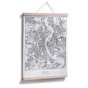 Póster mapa ciudad Colonia