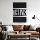 Geborsteld Alu-Dibond met goud-, zilver- & kopereffect - Modern Think statement