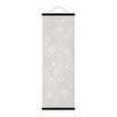 Póster de tela de Navidad - Panorama de los copos de nieve - Orara Studio