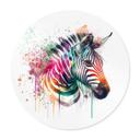 Plakat Heine - Rainbow Zebra