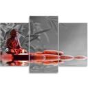 3 stykke lærredstryk, Buddha Feng Shui-religion