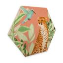 Hexagone - Bois Goed Blauw - Rose tropical
