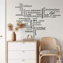 Muursticker Wellness Words
