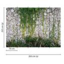 non-woven tapet Stonewall moderne natur fototapet Designwalls i grøn og grå 