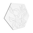 Hexagone - alu-Dibond 1X Studio - Dessin au trait Floral