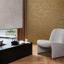 stribet tapet, non-woven tapet Sky Lounge guld metallic