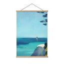 Póster de tela La felicidad del verano junto al mar azul turquesa - Rivers
