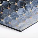Hexagon Dibond Fredriksson - Blue & Gold