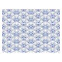 Azulejos Adhesivos azul motivo floral en estilo Art Deco - lote de 12