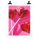Póster Llave y Mar - Piruleta en forma de corazón