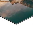 Fototapet Refleksion af en giraf i naturen - Amtmann – print på aluminium (Alu-Dibond)