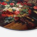 Wandcirkel Delacroix - Vaas met Bloemen