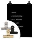 Plakat - Keep running…
