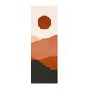 Póster de tela Suaves colinas bajo el sol del atardecer - Costa - Panorama