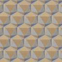 papel pintado 3D diseño francés amarillo azul - papel pintado tejido-no tejido salón