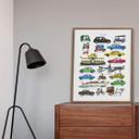 Póster Sparshott - Taxis del mundo